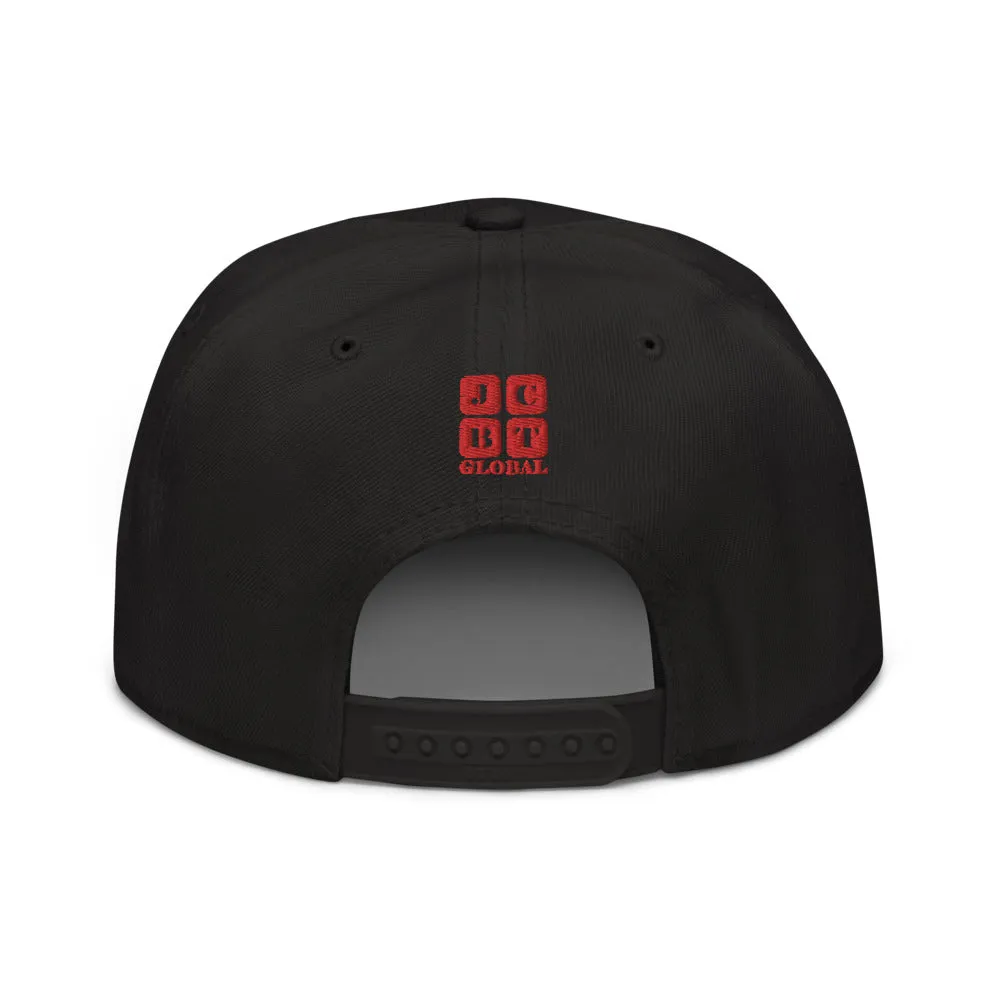 Snapback Hat "2052-0021 Golden Rule (Red Logo)"