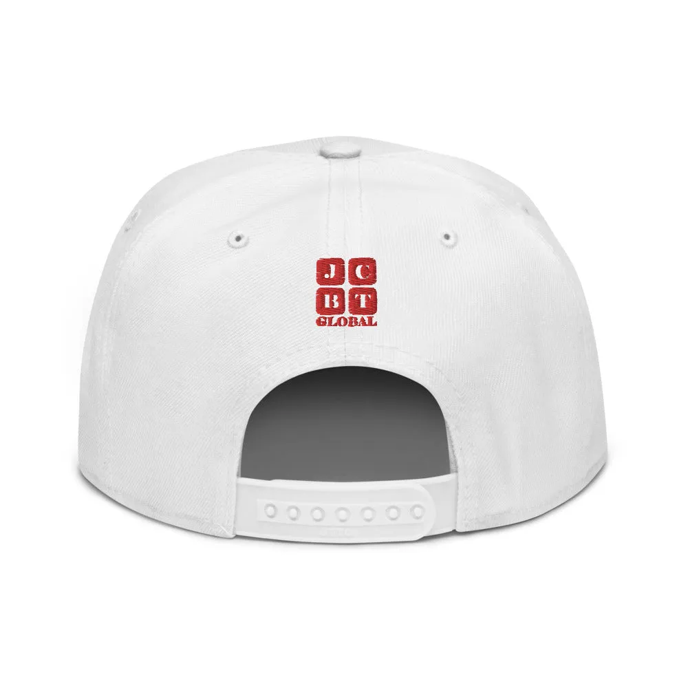 Snapback Hat "2052-0021 Golden Rule (Red Logo)"