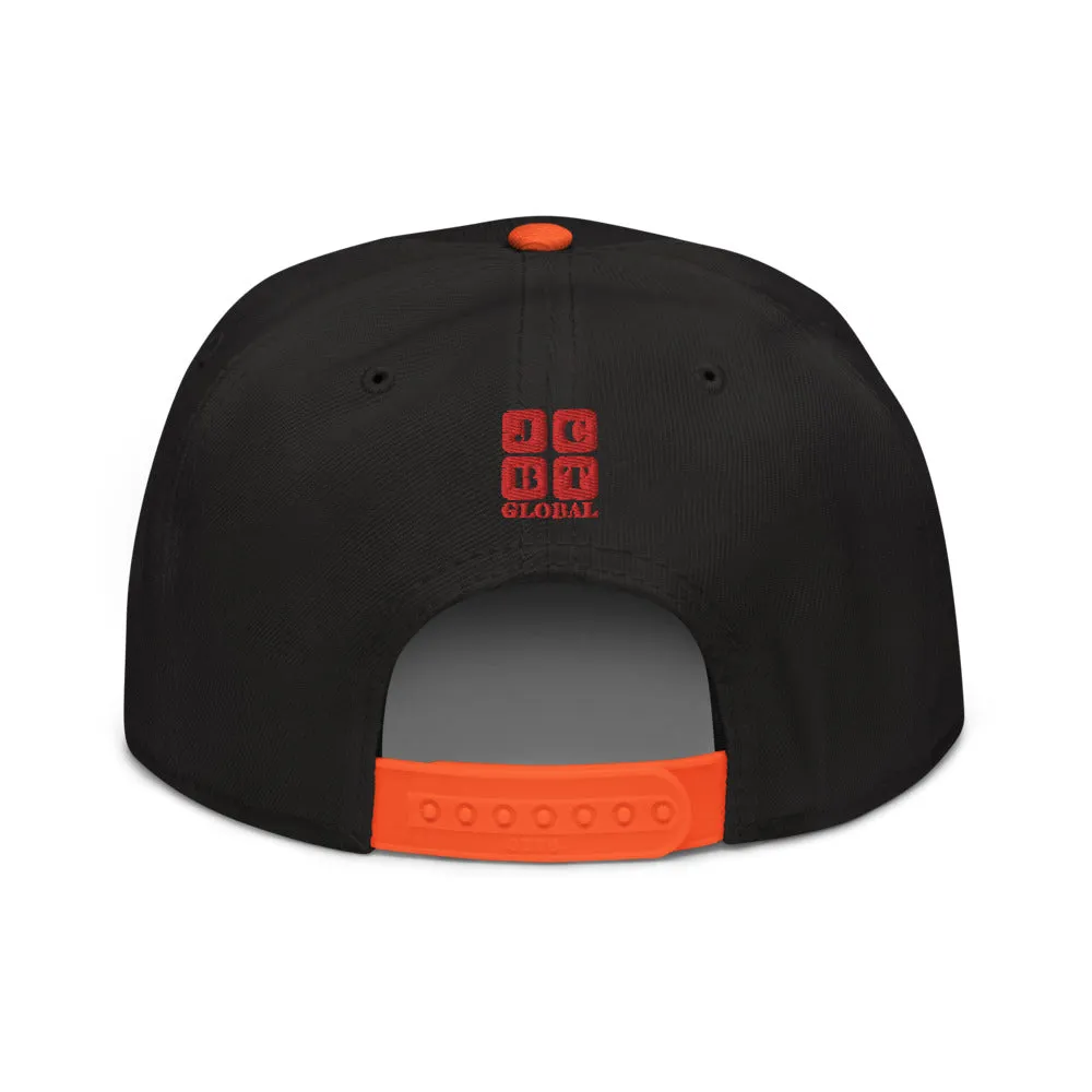 Snapback Hat "2052-0021 Golden Rule (Red Logo)"