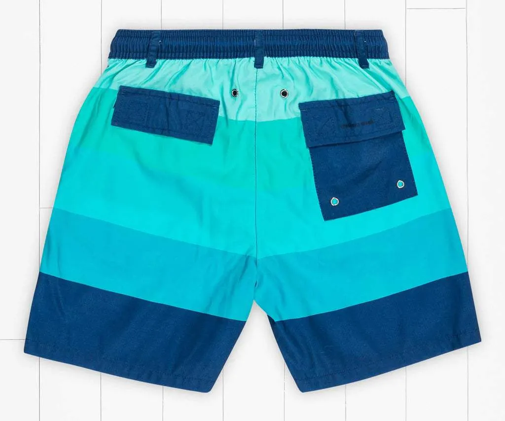 Southern Marsh Youth Harbor Trunk - Horizon Stripe