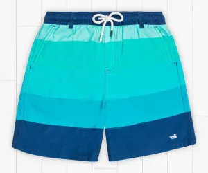 Southern Marsh Youth Harbor Trunk - Horizon Stripe