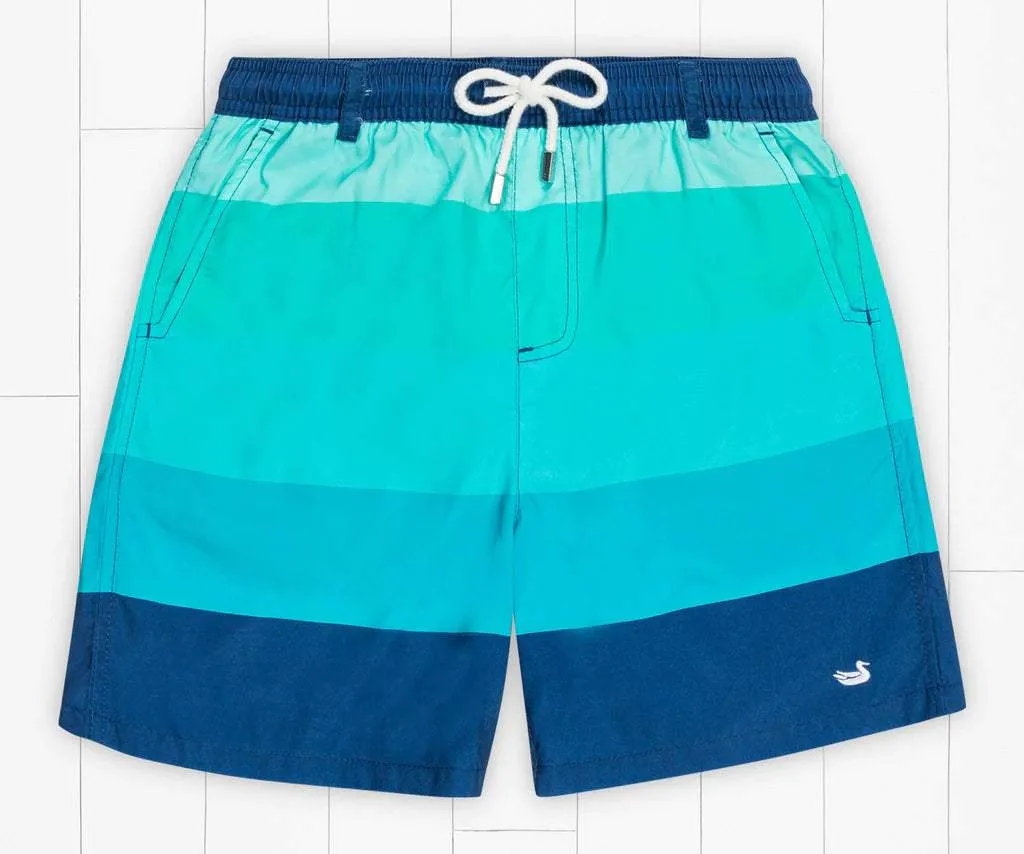 Southern Marsh Youth Harbor Trunk - Horizon Stripe