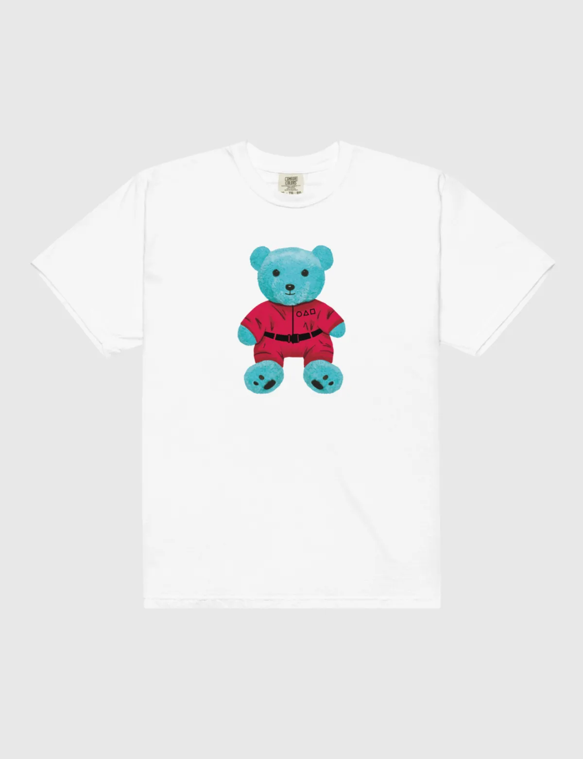 Squid Game: The Challenge Unisex Teddy Bear T-Shirt [White]