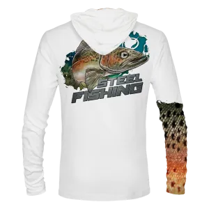 Steel Fishing Longsleeve Hooded Performance Shirt