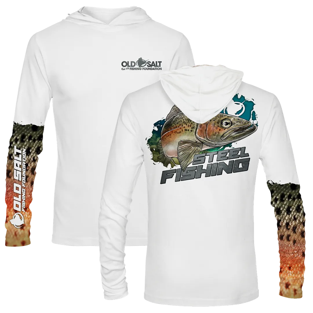 Steel Fishing Longsleeve Hooded Performance Shirt