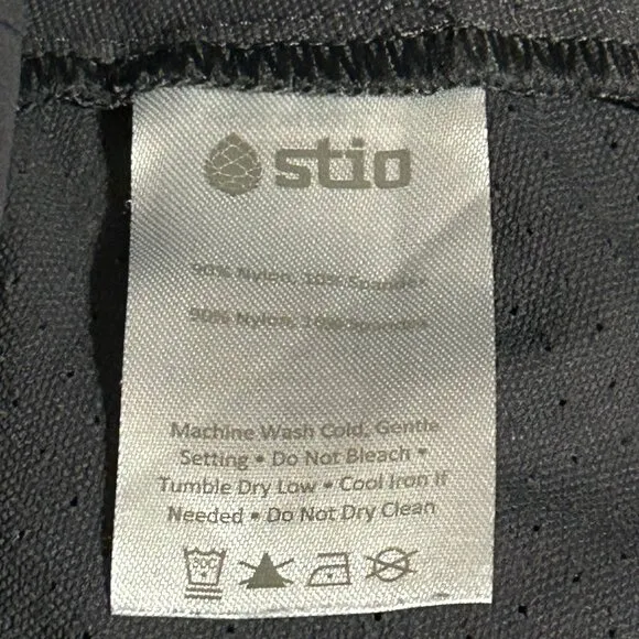 STIO OPR 11.5&quot; Mountain Biking Shorts Dark Gray Women's Size 8