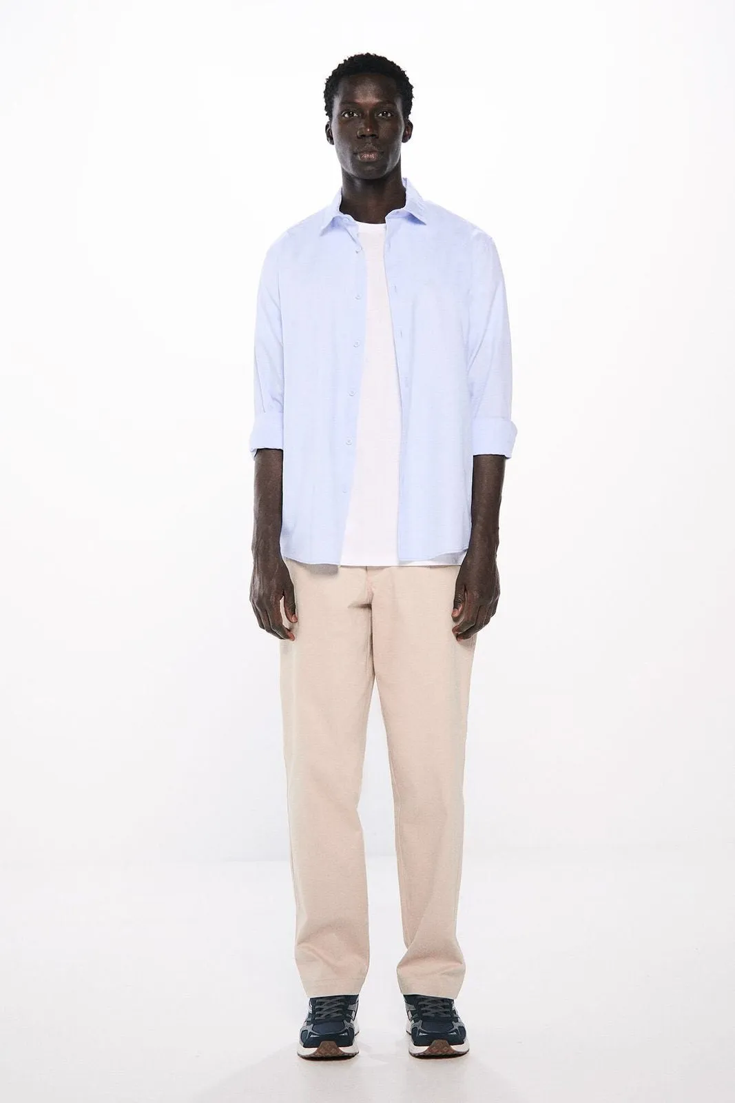 Structured dress shirt - Blue