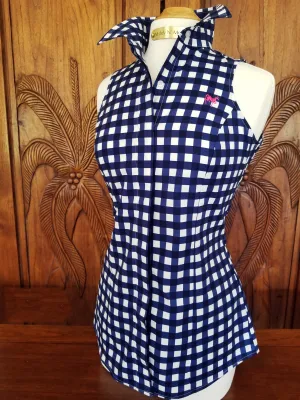 SWEET MELISSA SHIRT IN NAVY