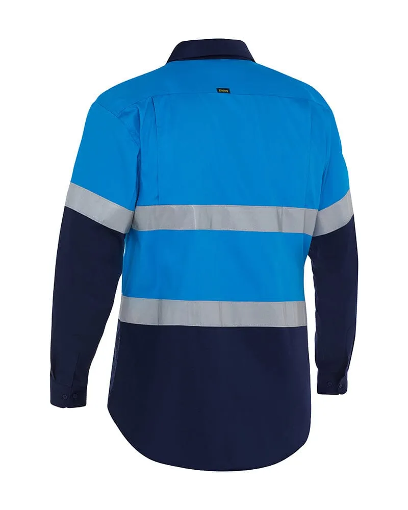 Taped Hi Vis Cool Lightweight LS Shirt * - Blue/Navy