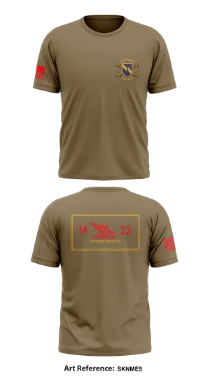 TEAM 1422, B BTRY  Store 1 Core Men's SS Performance Tee - skNme5
