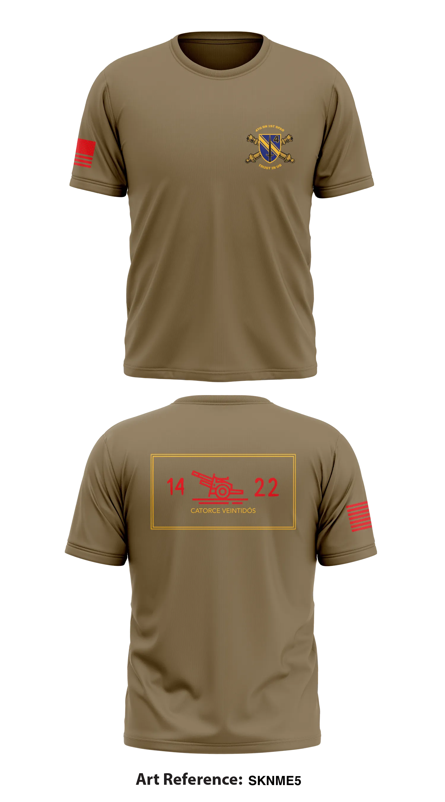 TEAM 1422, B BTRY  Store 1 Core Men's SS Performance Tee - skNme5