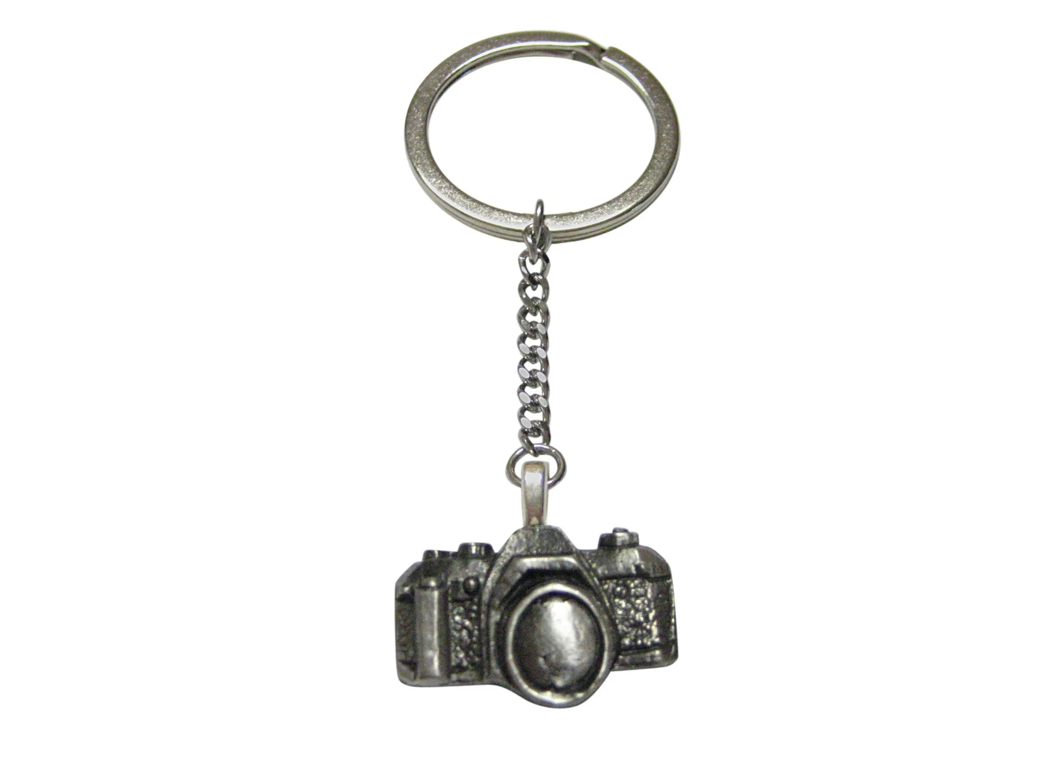 Textured Camera Pendant Keychain
