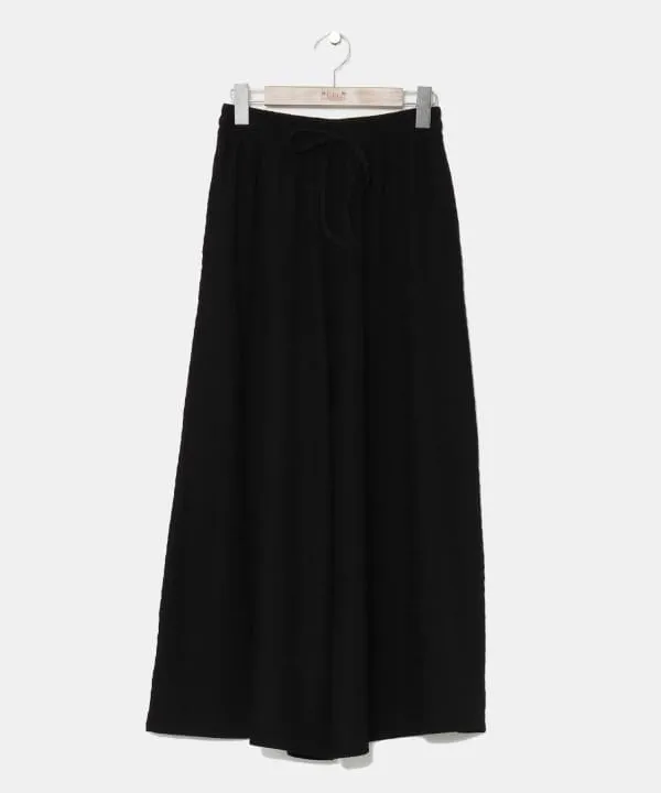 Textured Fabric Flare Pants