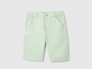 Textured Regular Fit Casual Shorts