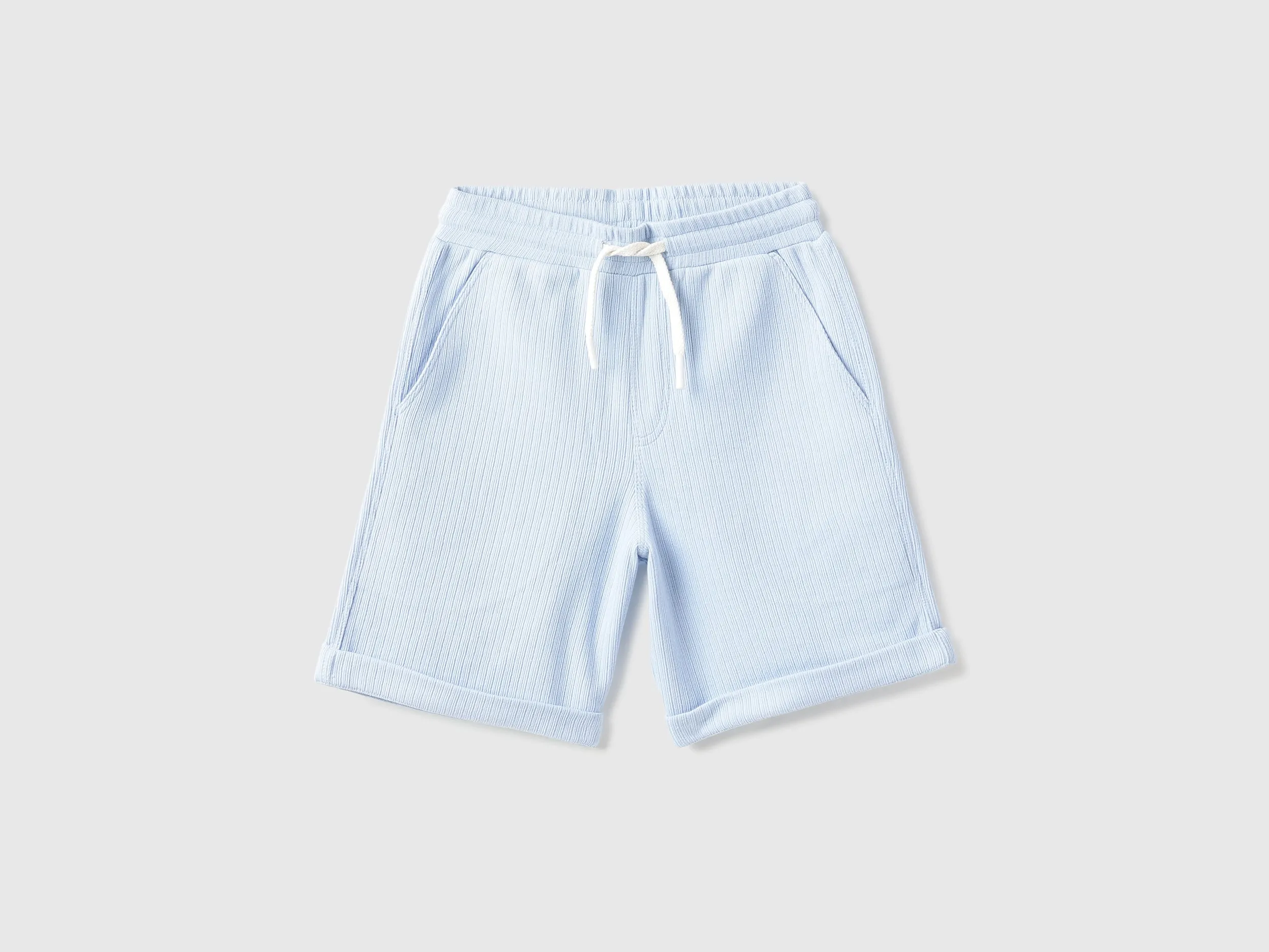Textured Regular Fit Shorts