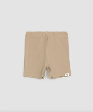 The Basics Latte Bike Shorts - BABY