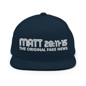 The First Fake News Snapback Hat