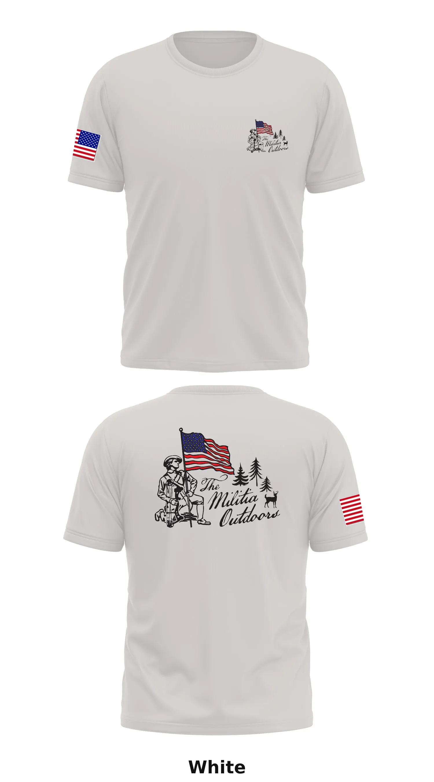 The Militia Outdoors  Store 1 Core Men's SS Performance Tee - 47496193519