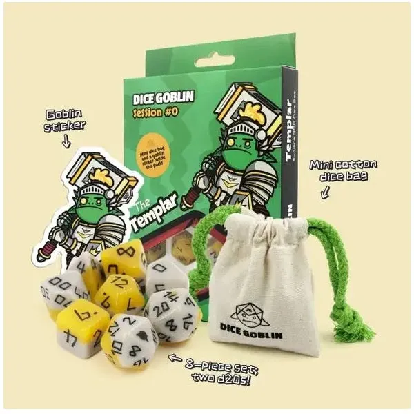 The Templar Poly Dice Set