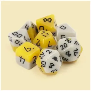 The Templar Poly Dice Set