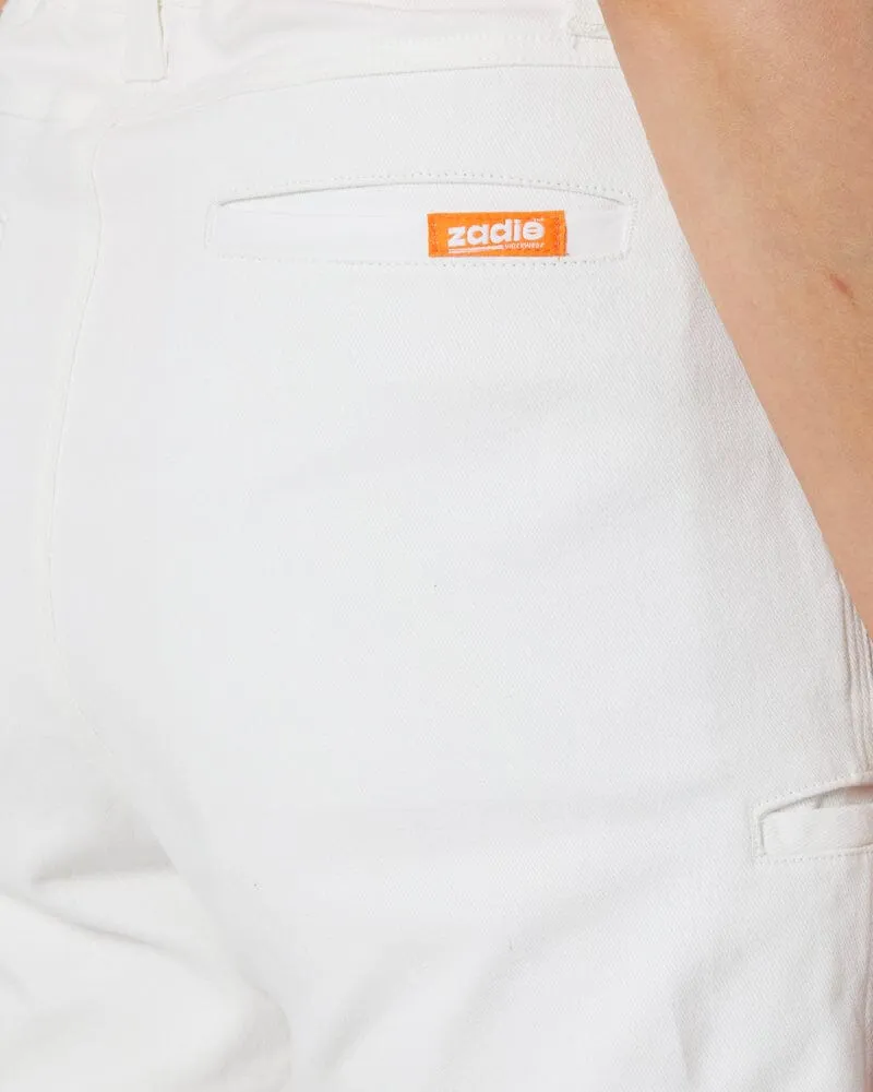 The Workz Womens Short - White