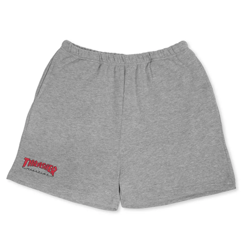 Thrasher - Girls Outlined P.E. Shorts Heather Grey