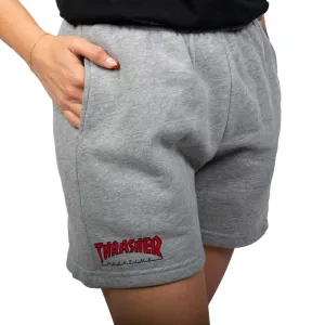 Thrasher - Girls Outlined P.E. Shorts Heather Grey