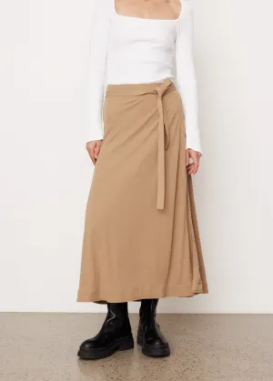 Tie-Waist Wrap Skirt