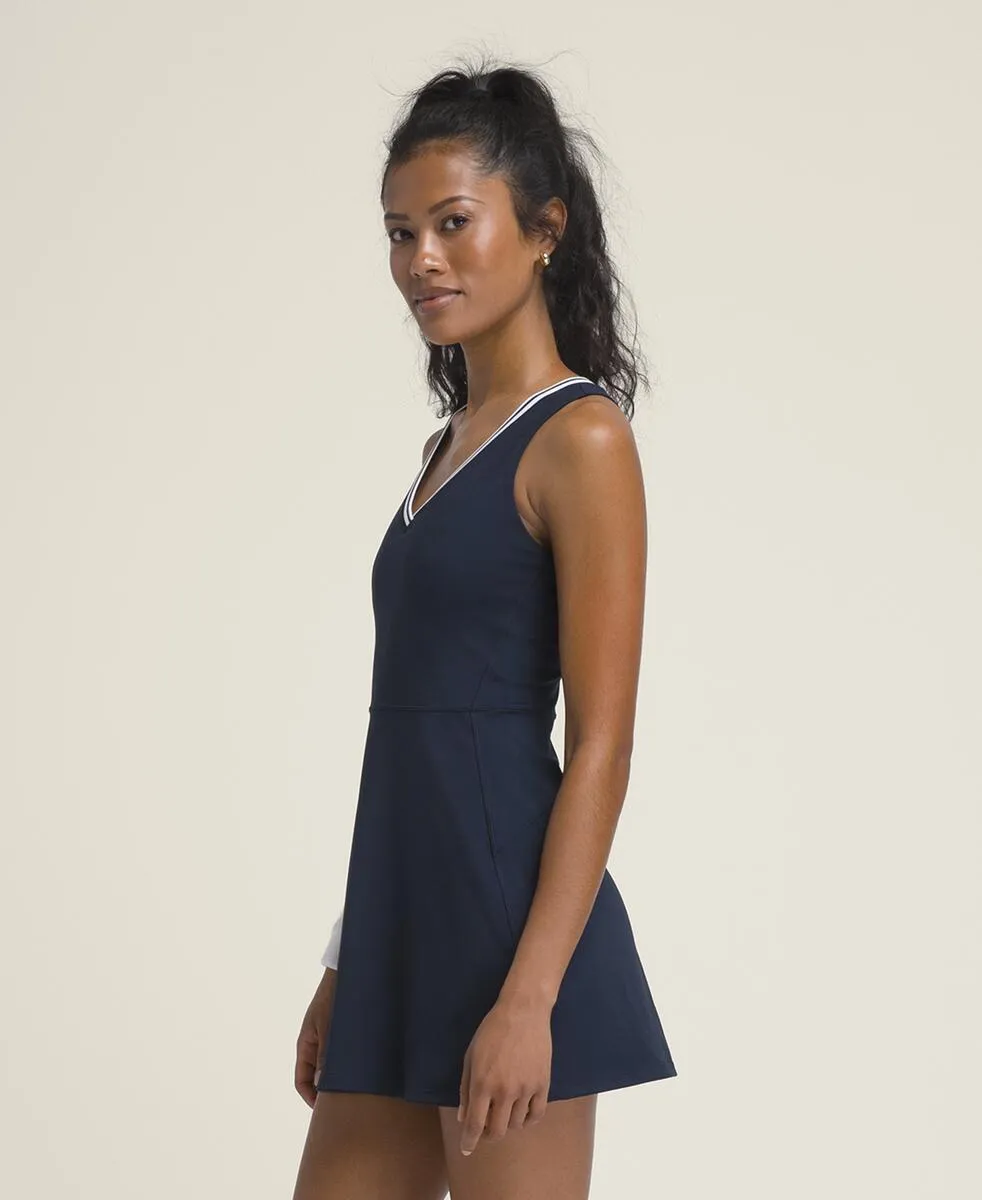 Tiebreaker Dress - Classic Navy