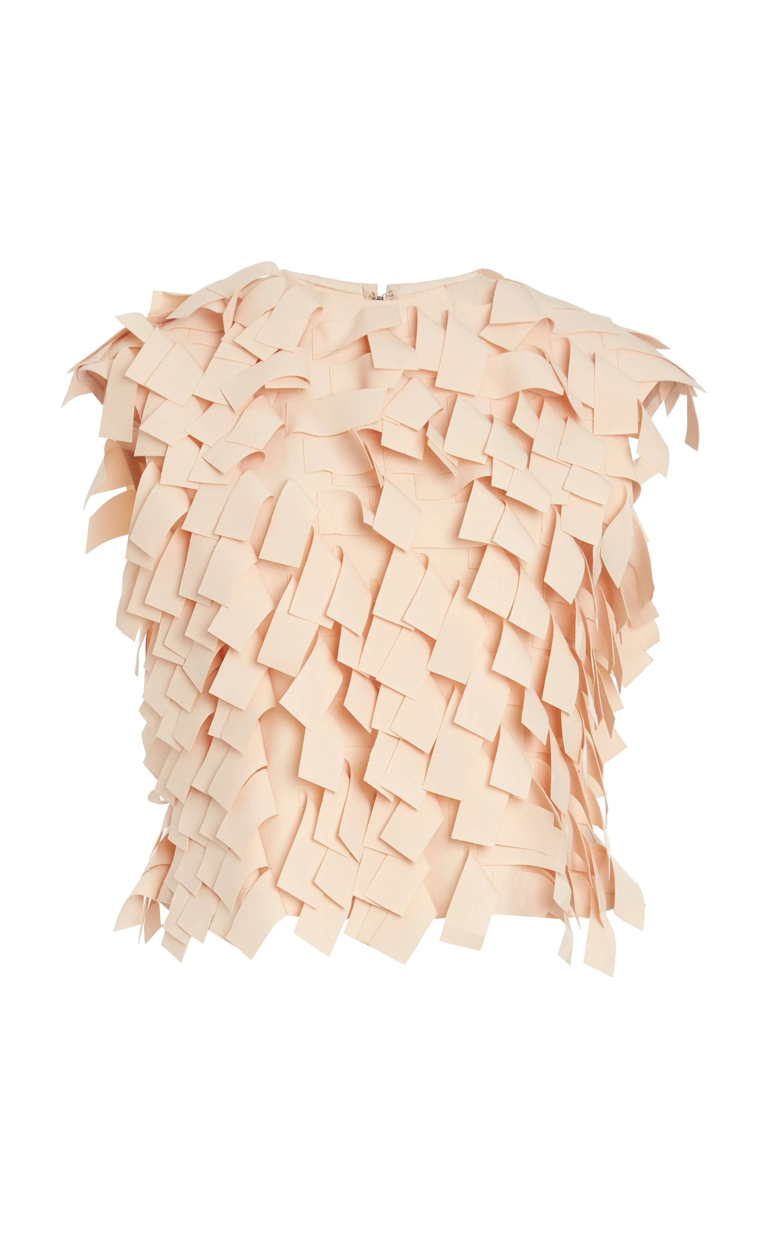 Top With Rectangle Detail Red