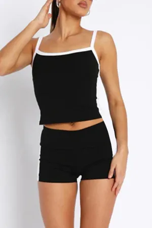 UK0549 Cami Top and Shorts Set