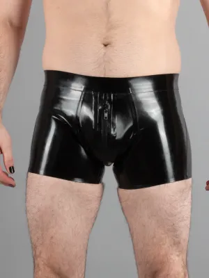 Ultimate Latex Zip Shorts