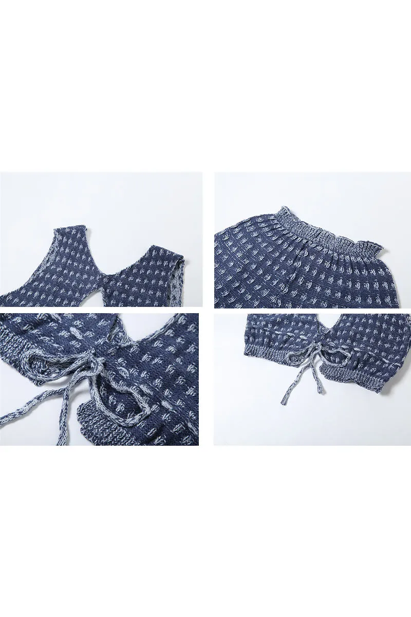 UM0388 Knitted Tank and Shorts Set