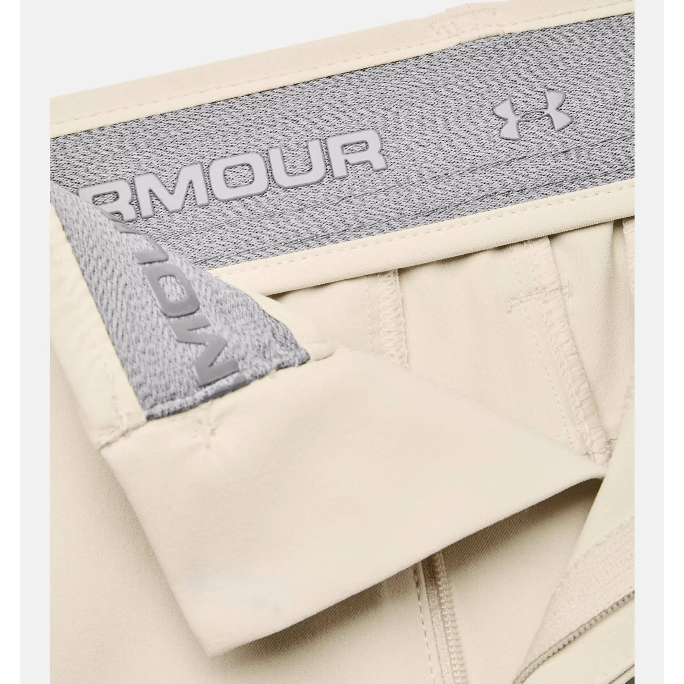 Under Armour Mens Drive Golf Golf Shorts - SUMMIT WHITE/HALO GRAY