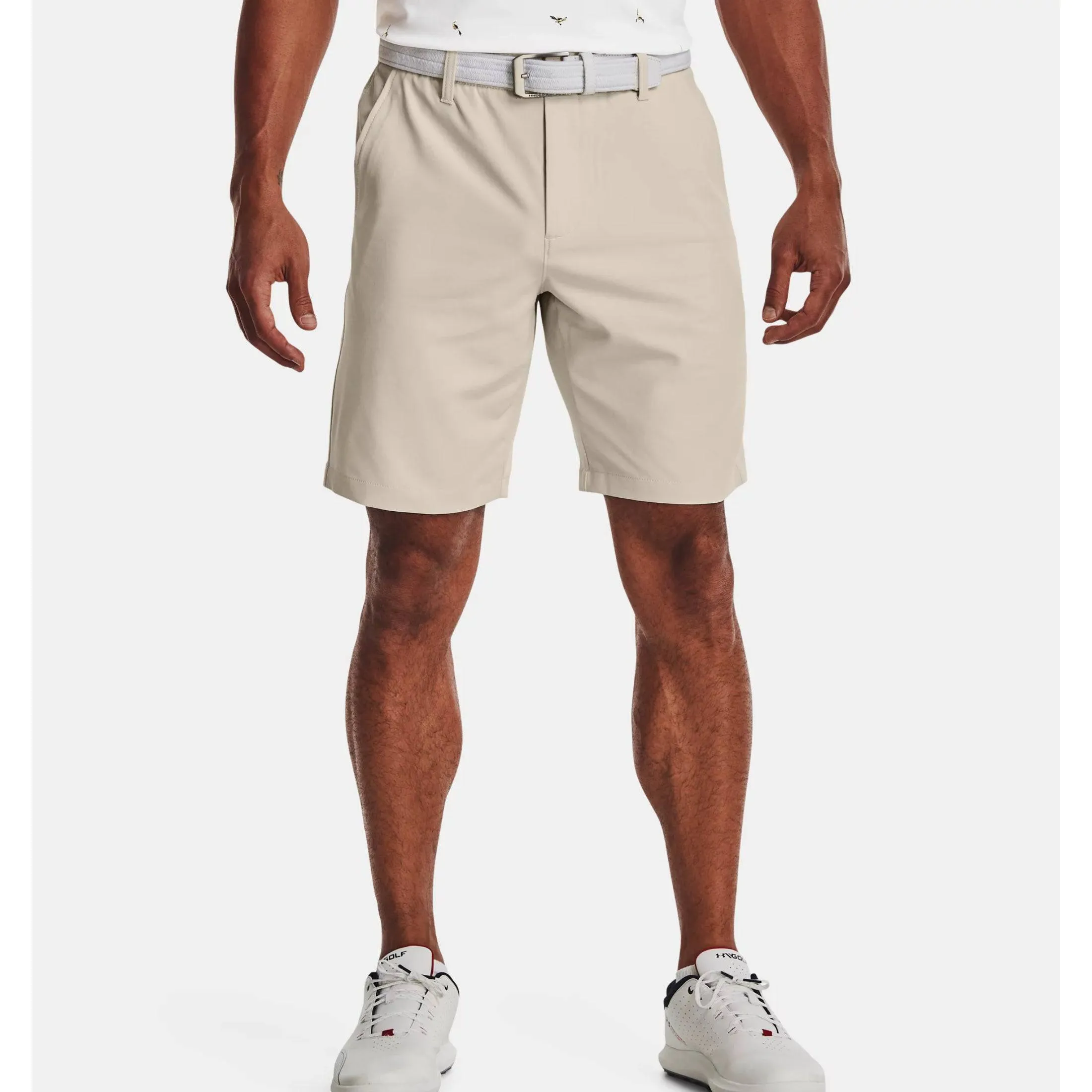 Under Armour Mens Drive Golf Golf Shorts - SUMMIT WHITE/HALO GRAY