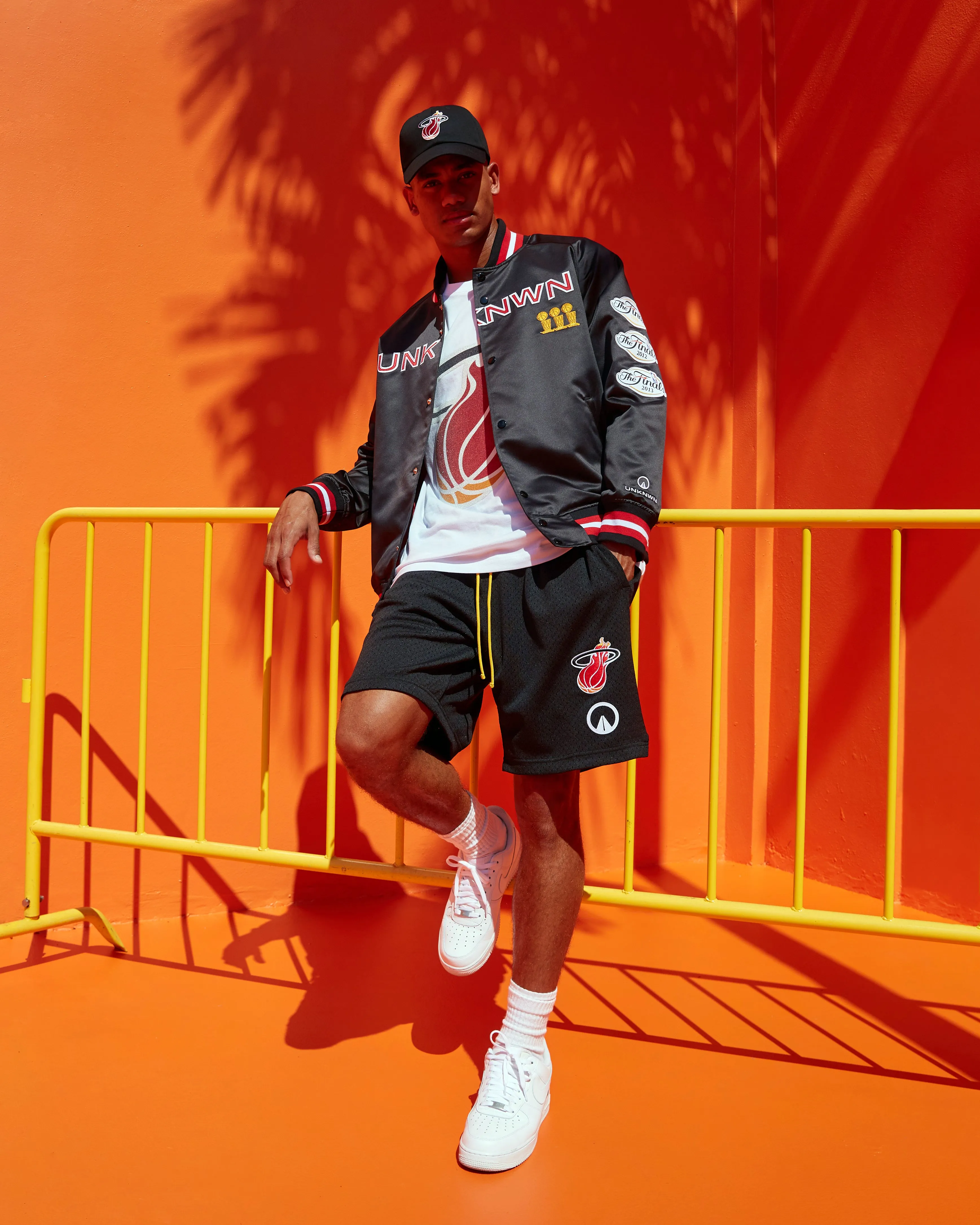 UNKNWN X Mitchell and Ness X Miami HEAT My Towns Fashion Shorts