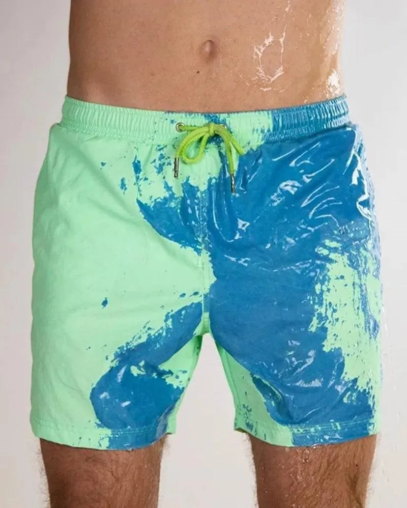 Vibrant Seaside Men’s Shorts