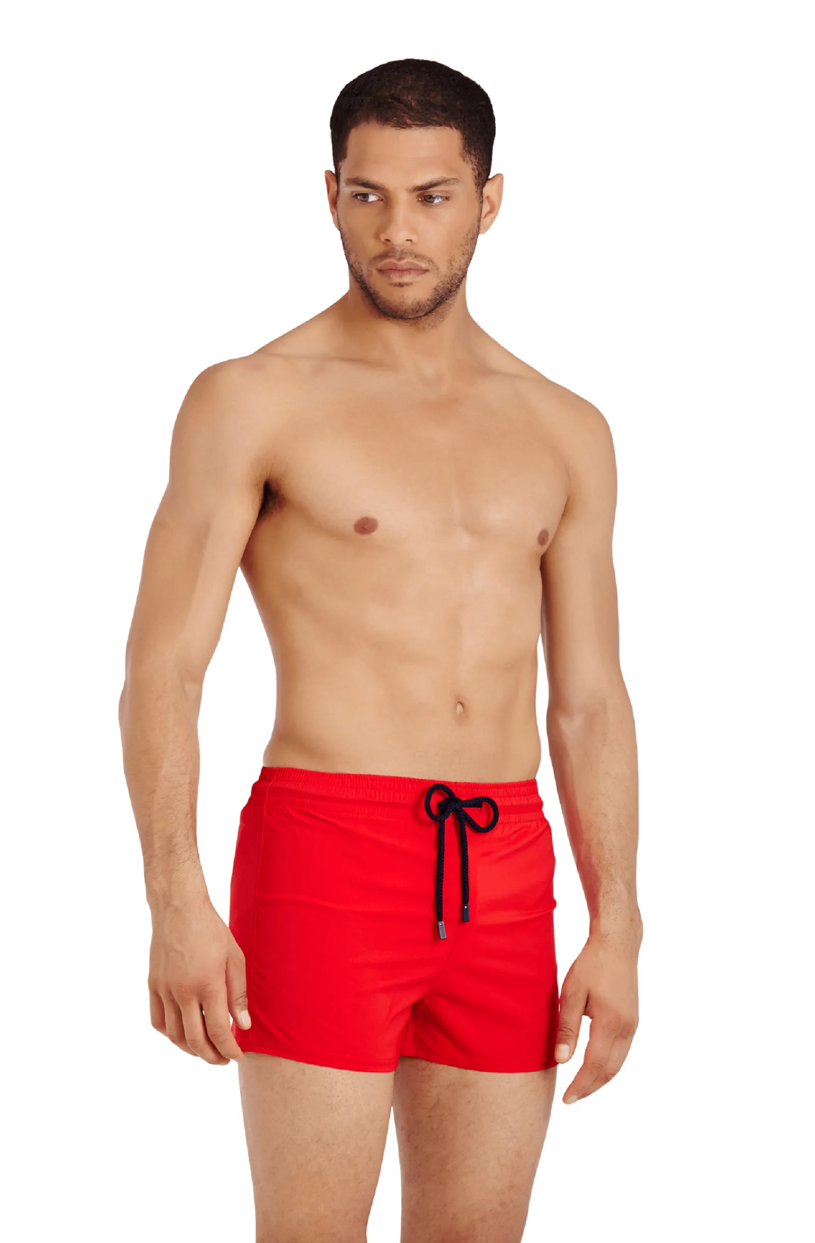 VILEBREQUIN Men Swim Short and Fitted Stretch Solid