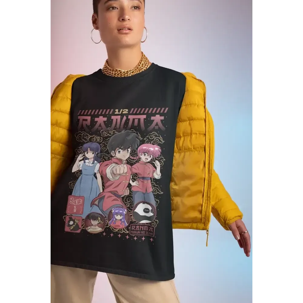 Vintage Ranma ½ Graphic Tee | Retro Anime Streetwear