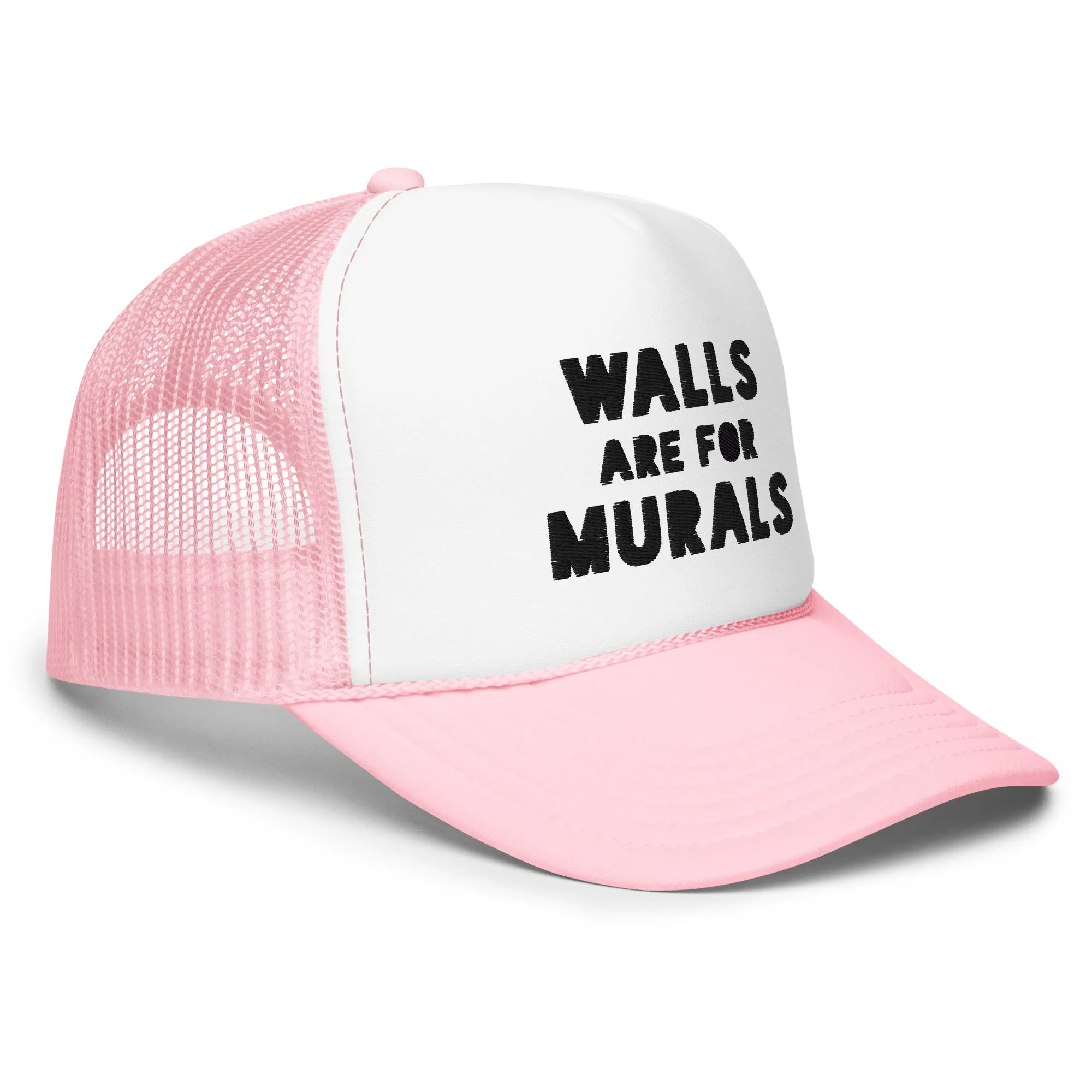 WAFM Foam Trucker Hat Pink