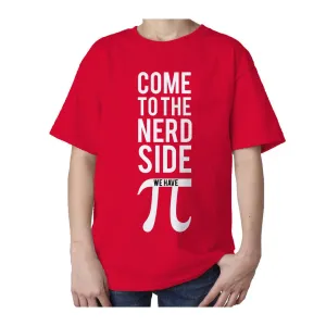 Weird Science Come To The Nerd Side We Have Pi Official Kid's T-shirt (Red)