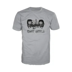 Weird Science Heavy Metals Official Men's T-shirt (Heather Grey)