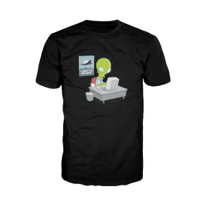Weird Science I Want To Believe Official Men's T-shirt (Black)