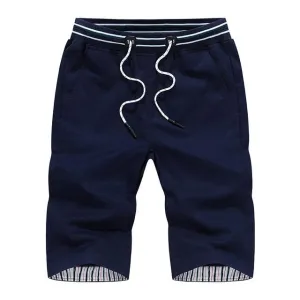 West Louis™ Leisure Solid Color Shorts