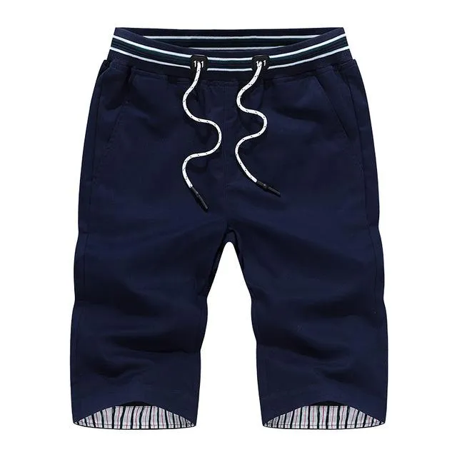 West Louis™ Leisure Solid Color Shorts