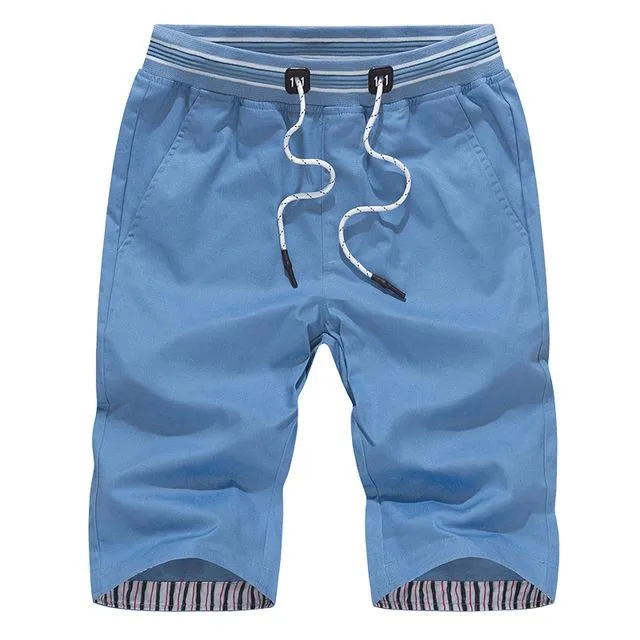 West Louis™ Leisure Solid Color Shorts