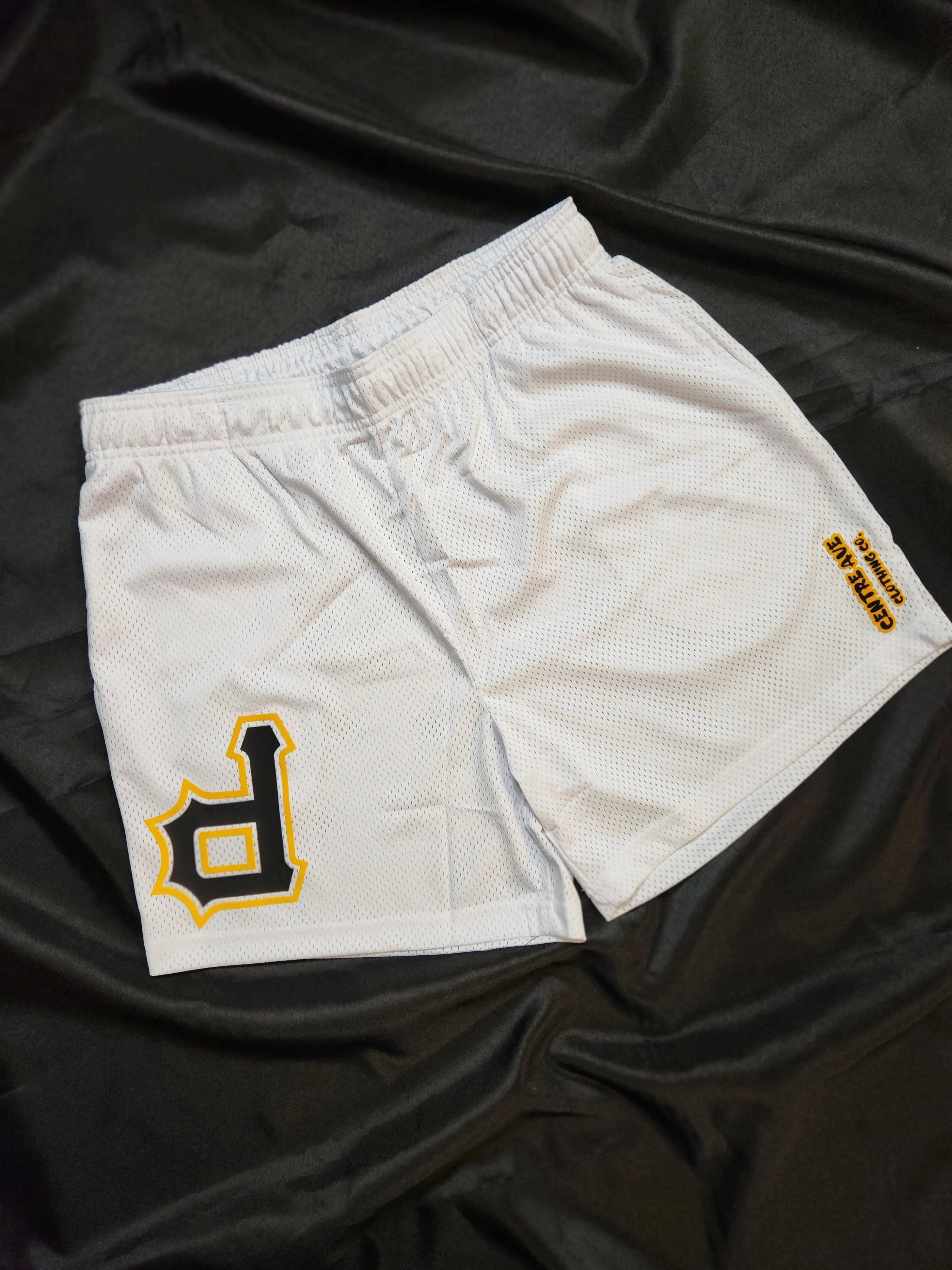 White "OG" P Mesh Shorts