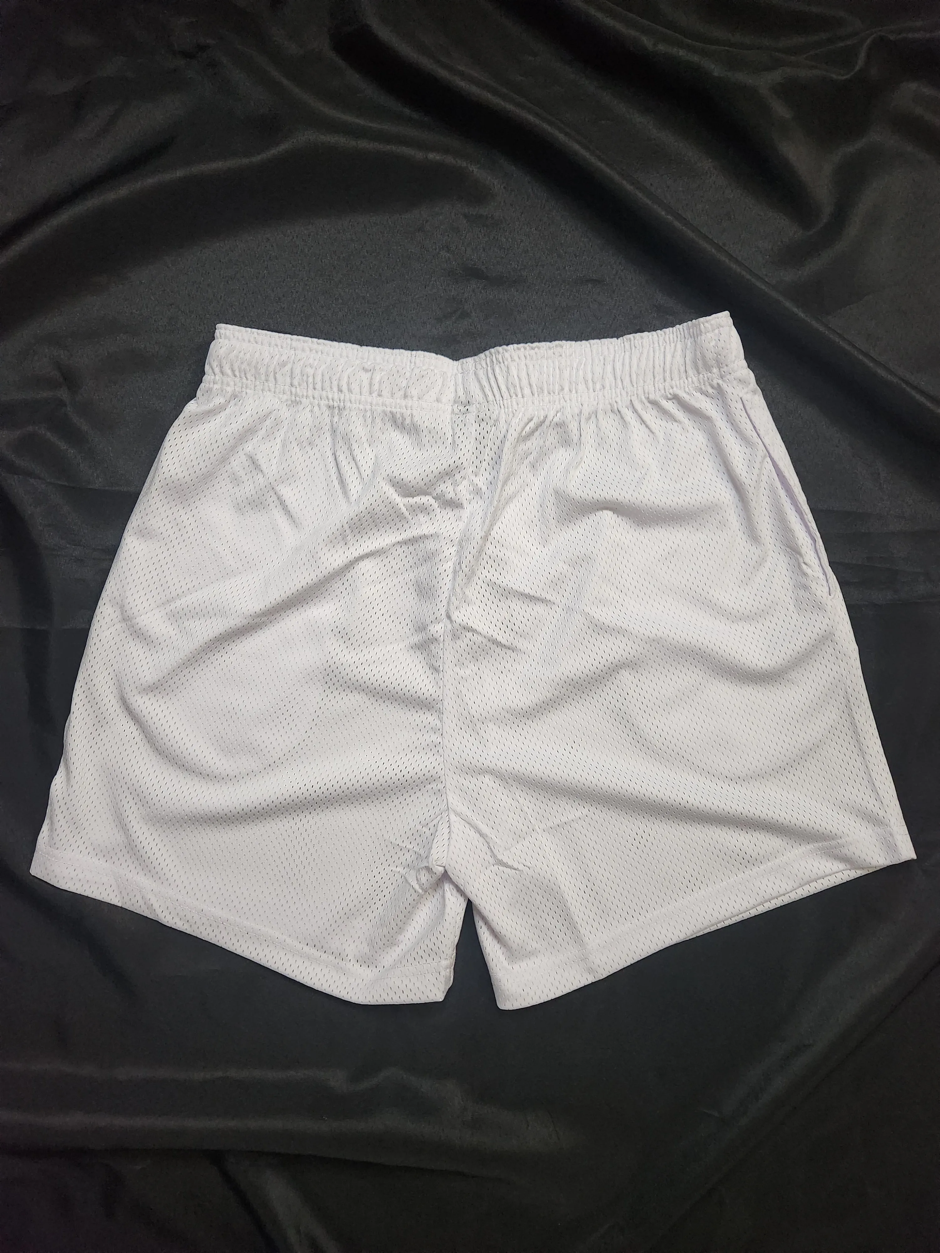 White "OG" P Mesh Shorts