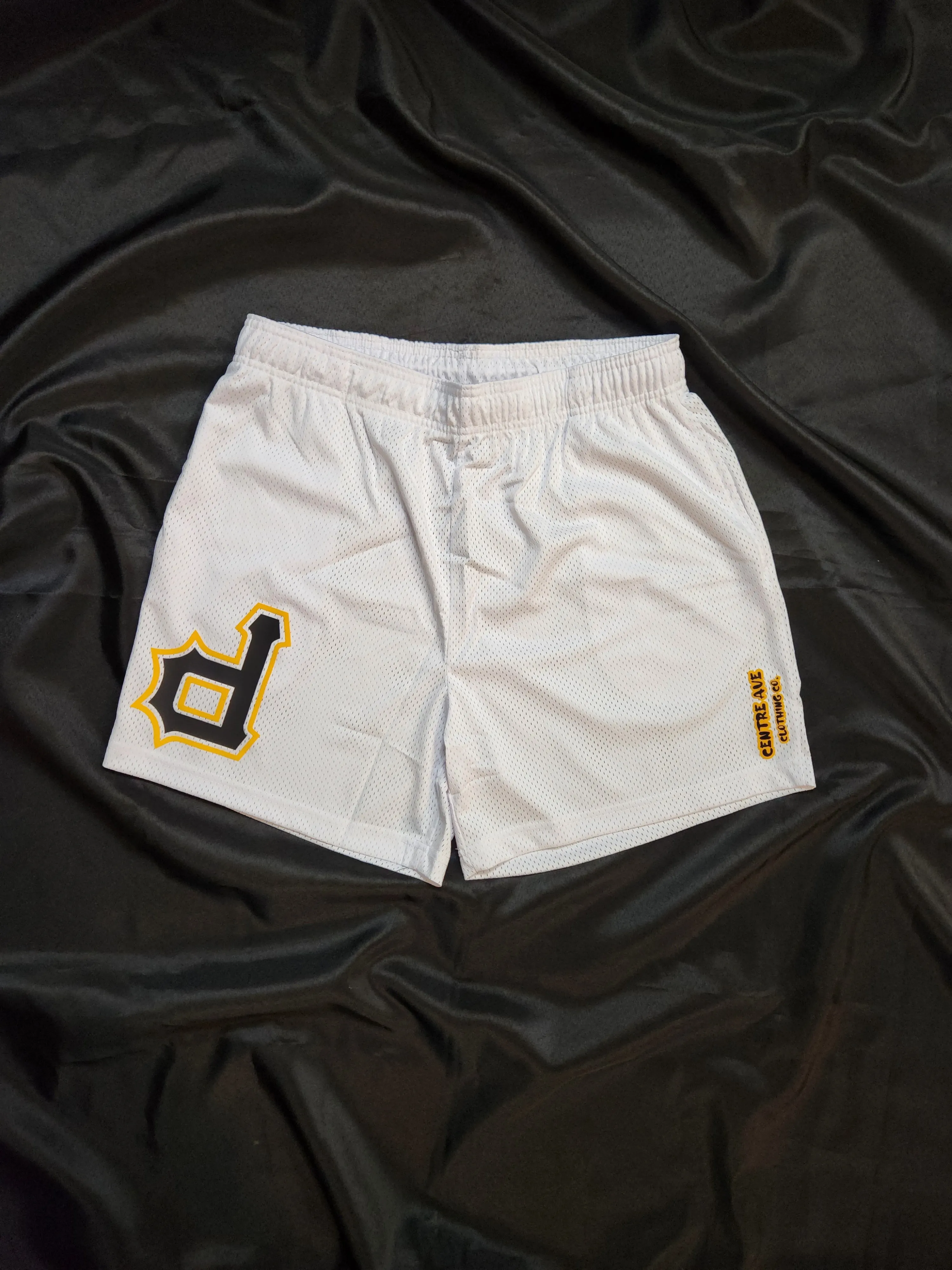 White "OG" P Mesh Shorts