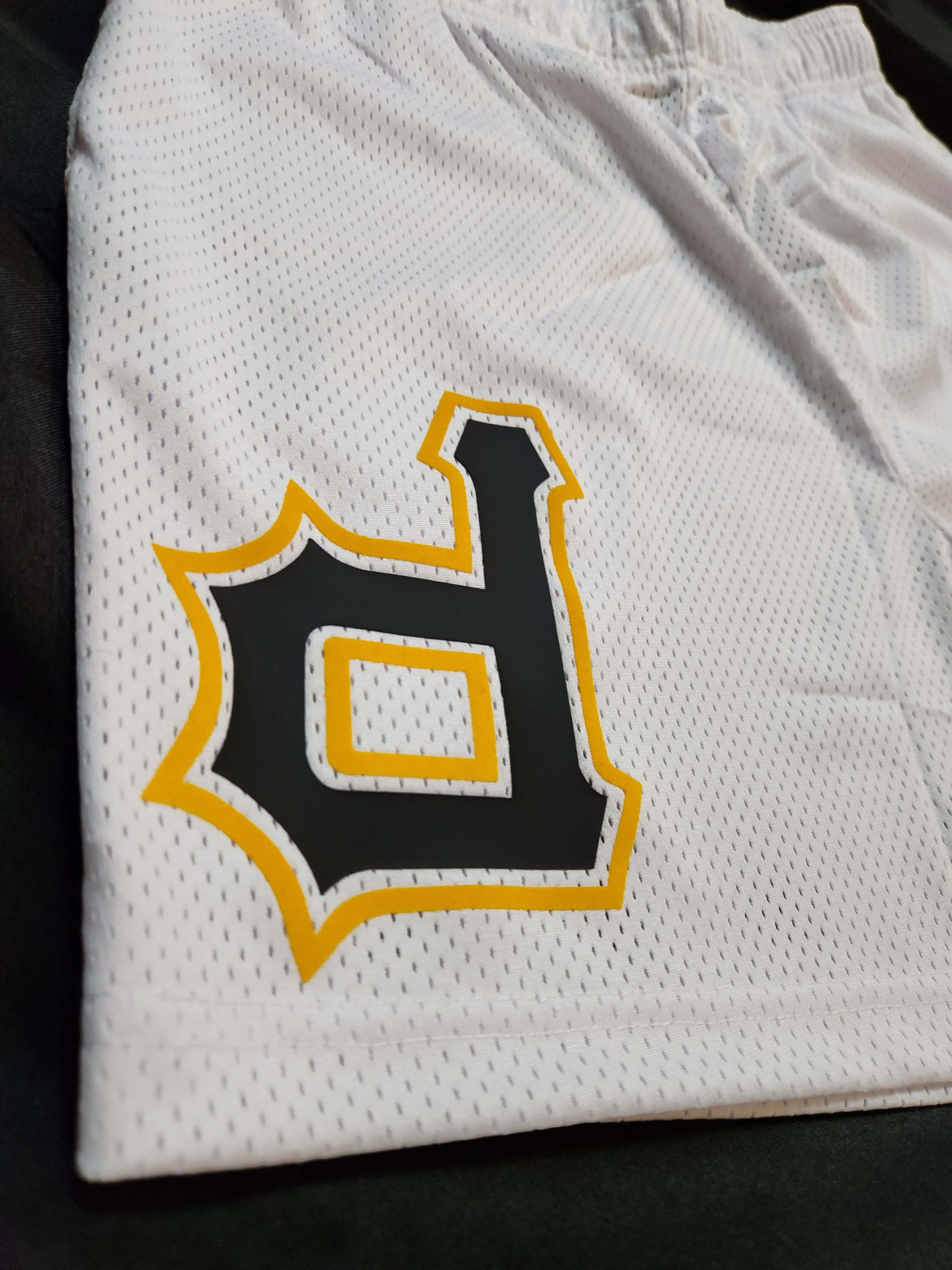White "OG" P Mesh Shorts